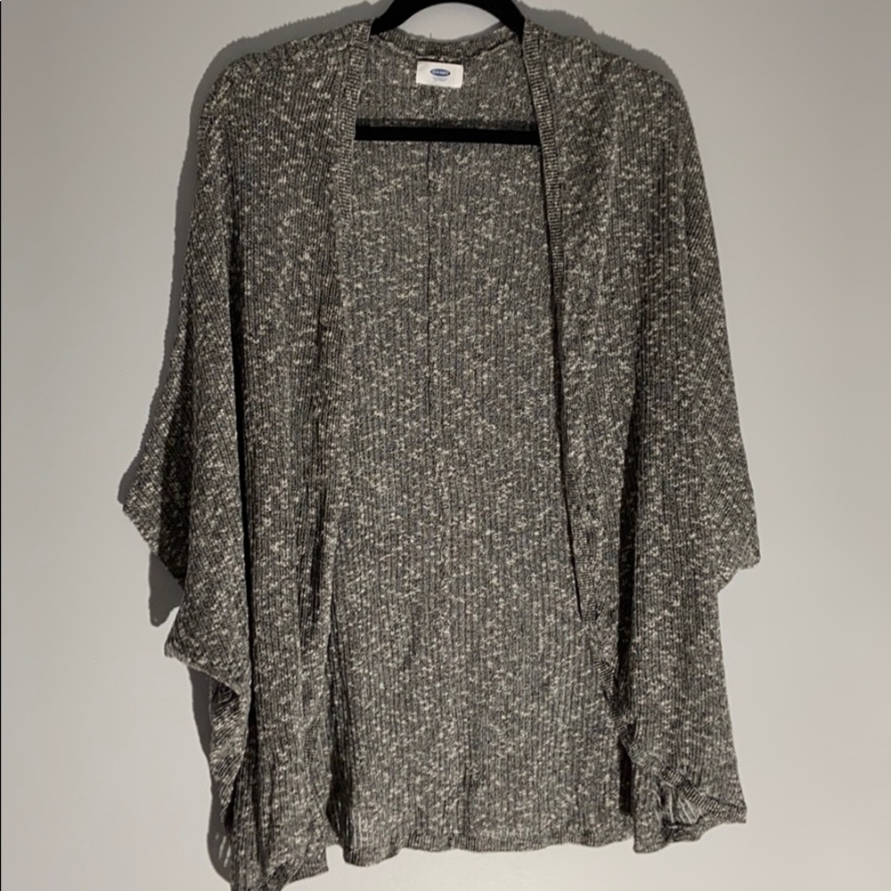 Gray cardigan
